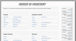 Desktop Screenshot of code.flurdy.com